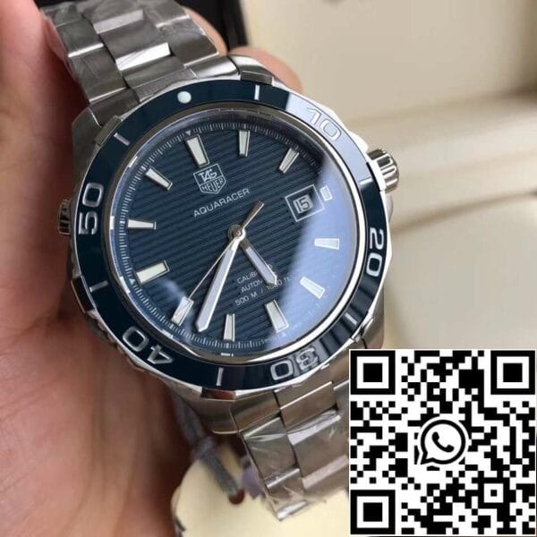 z4808250870492 d4cdb561eb09e27422c30c9a47898559 Tag Heuer Aquaracer WAK2111.BA0830 500 Automatic 41mm Swiss Original Movement