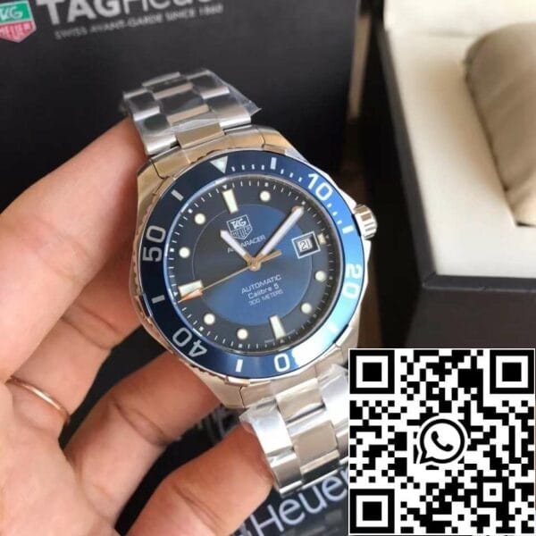 z4808251220269 a76e77d80bf1fdcf0d631949b987b312 Tag Heuer Aquaracer WAY101C.BA0746 Automatikus 41mm svájci eredeti mozdulatművel