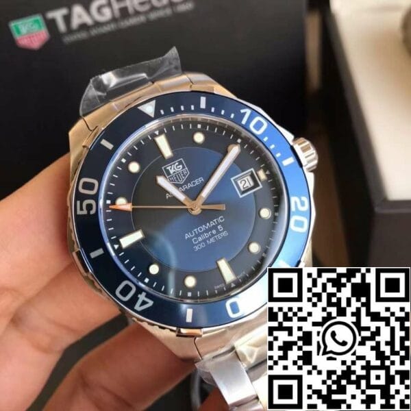 z4808251225212 d09484c772411a14f1b1098e64a487e1 Tag Heuer Aquaracer WAY101C.BA0746 Automatic 41mm Swiss Original Movement