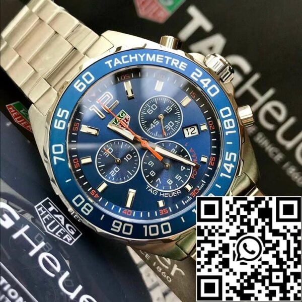 z4808252446704 d22e31def353a478234d8543084a8440 Tag Heuer Formula 1 Chronograph Blue Dial Men Watch CAZ1014.BA0842 Swiss Original Movement