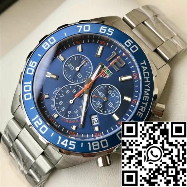 z4808252448265 79baf575aa4f735bcaaf46c1acad03e5 Tag Heuer Formula 1 Chronograph Blue Dial Men Watch CAZ1014.BA0842 Swiss Original Movement