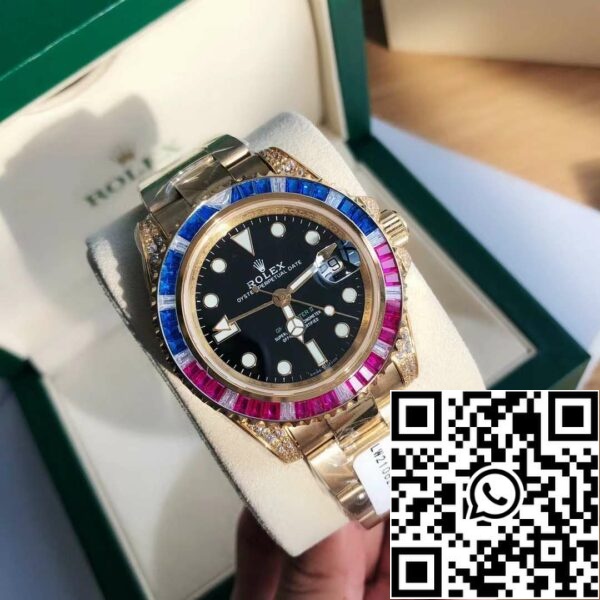 z4811328910050 85f0c034705b5f980216aa2e2774eebb 90c3f62e c634 49ed 9d70 7cb6d4f5205a Rolex Gmt-Master II M126755SARU 41mm svájci eredeti óramű 18k plated 18k plated