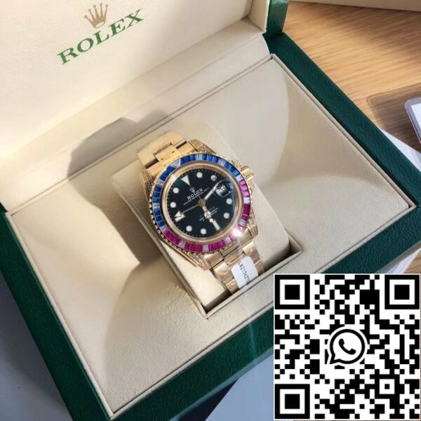 z4811328917099 8e6cda03ae9a44730bc0d2cdbc6ab9a6 af50ee4d 1292 437a 8ce0 d9307094b730 Rolex Gmt-Master II M126755SARU 41mm Zwitsers origineel uurwerk 18k verguld