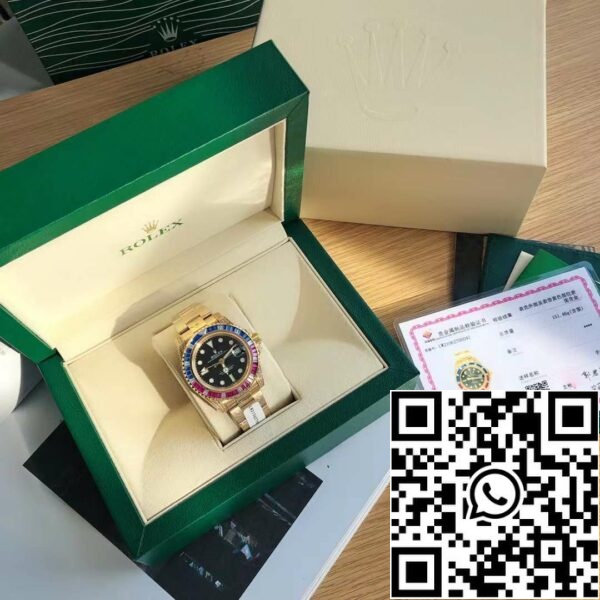 z4811328917210 46536fdf8d926103dbcc9dbefa9a62a4 325aa252 b3d3 4646 b144 ebc7084c71c3 Rolex Gmt-Master II M126755SARU 41mm Švicarski originalni mehanizem 18k platina