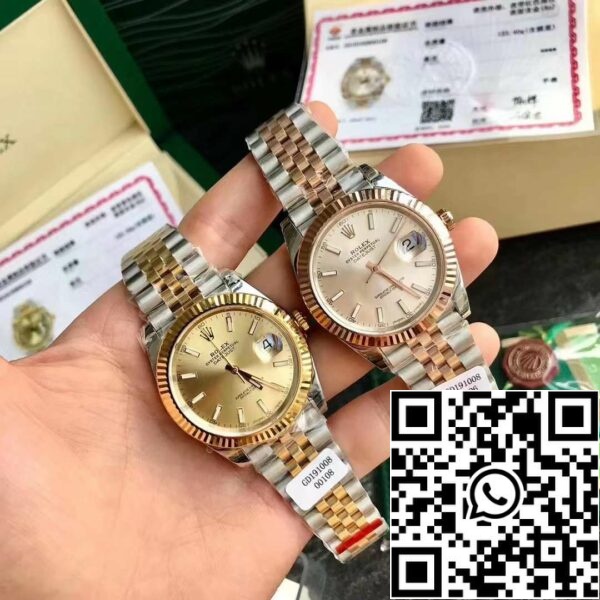 z4811329256082 1e14405ed2aade8d69bf5f490e0e0532 49cb2893 b1f9 49fe b0e9 4b80725c6468 Rolex Datejust M126331-0010 Oystersteel 41mm mișcare originală elvețiană