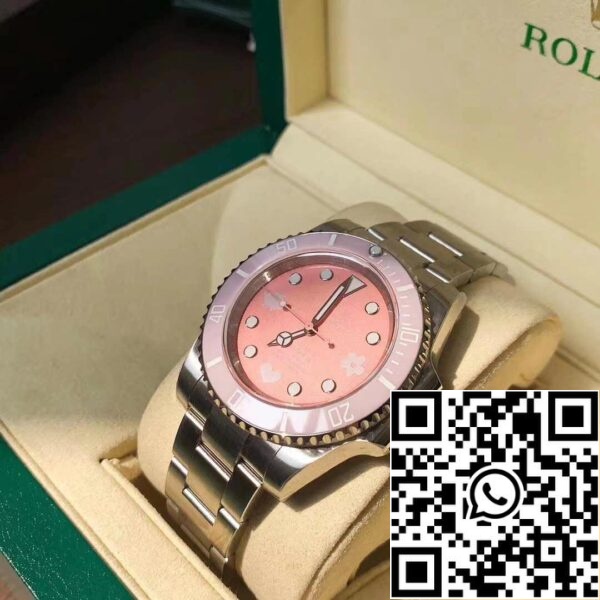 z4812449205100 ba31ca65f9bfc48275def7c9f23bff5a Rolex Submariner BLAKEN no date pink edition Swiss Original movement