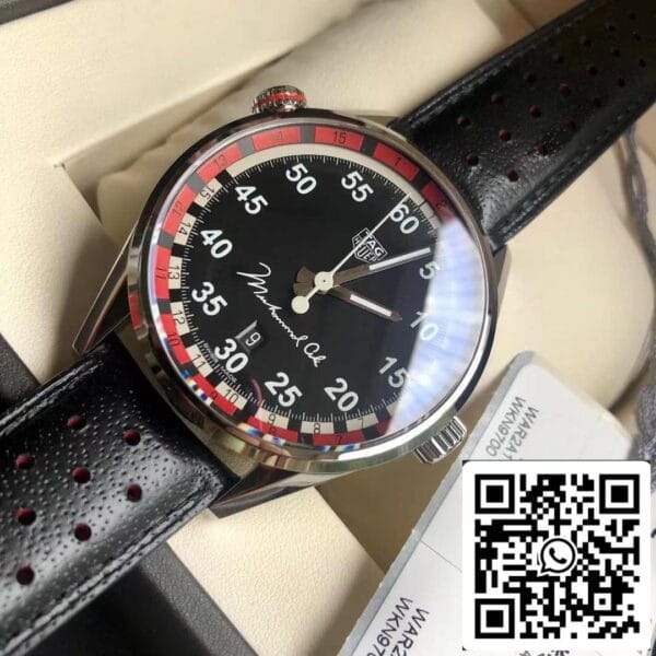 z4813752797857 fb8a83e2624e7f77a5bfc457356b7516 TAG Heuer Carrera Calibre 5 "Muhammad Ali" Mejor Movimiento Original Suizo 1:1