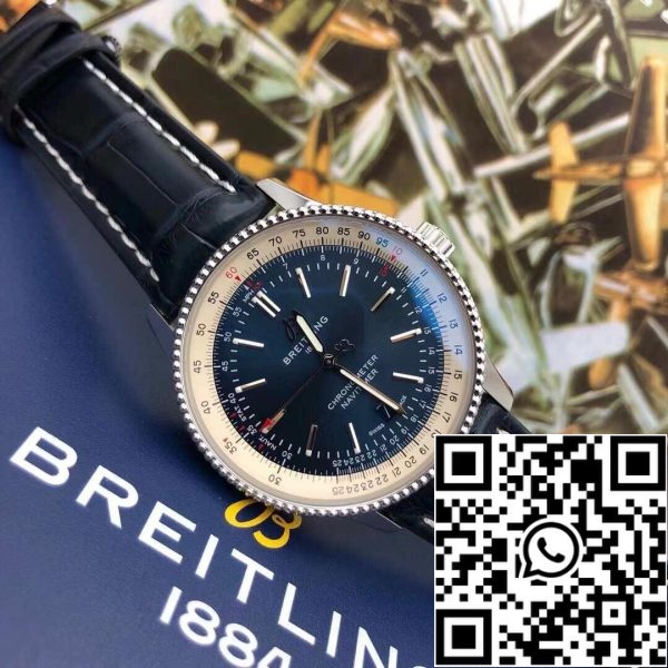 z4824002669045 de8a08aed0ee792d91fec52fe1e666c0 Breitling Navitimer Automatic 41 A17326161C1P3 Najlepsza edycja 1:1 - szwajcarski oryginalny mechanizm