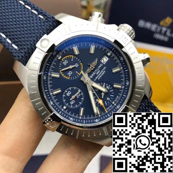 z4825853084802 9d7419b78b3df012ea6e857d300a5a4c Breitling Avenger Chronograph 45 A13317101C1X2- Movimento originale svizzero Migliore edizione 1:1