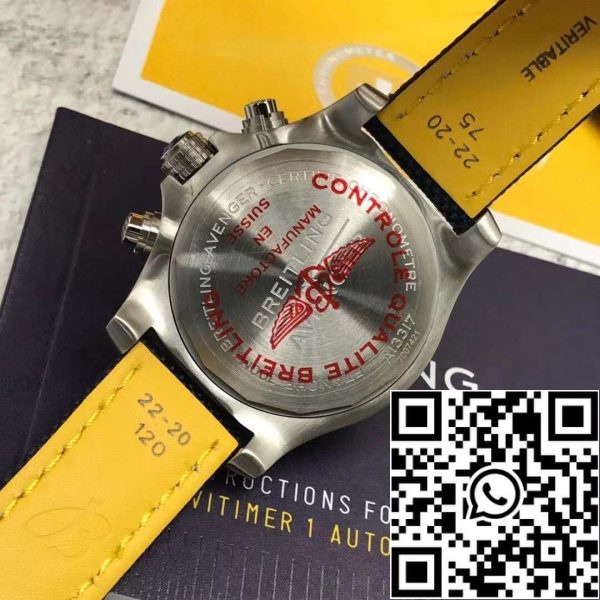 z4825853093882 347bb5cecb02eb6c3af46321550a3caa Breitling Avenger Chronograph 45 A13317101C1X2- швейцарский оригинальный механизм Лучшее издание 1:1