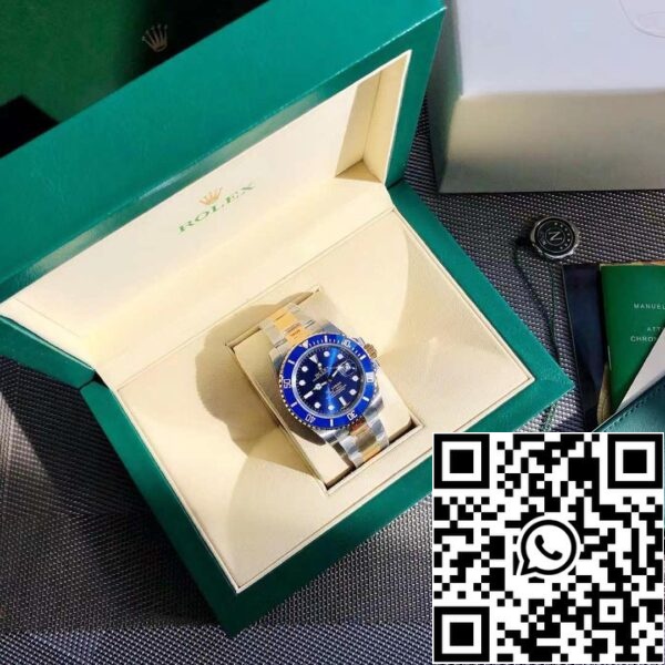 z4825853852971 d6ed53dcc4ee78e4085a3c8d8a3c872a Rolex Submariner Datum Blauwe Rand Blauwe Wijzerplaat 126613LB 41mm - ETA 2836 Zwitsers Origineel Beweging