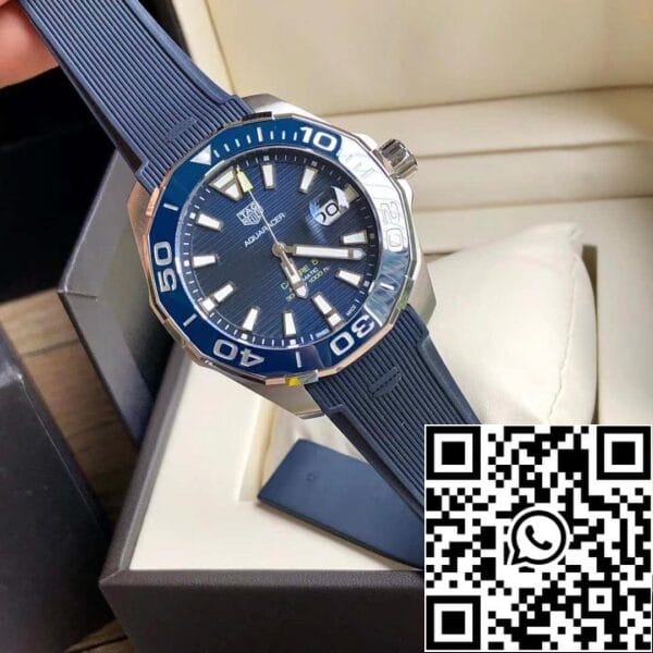 z4825856963494 f5f04144af7969d8c67722c9b2050166 Tag Heuer Aquaracer WAY201B.BA0927 Calibro 5 43 - Movimento svizzero originale