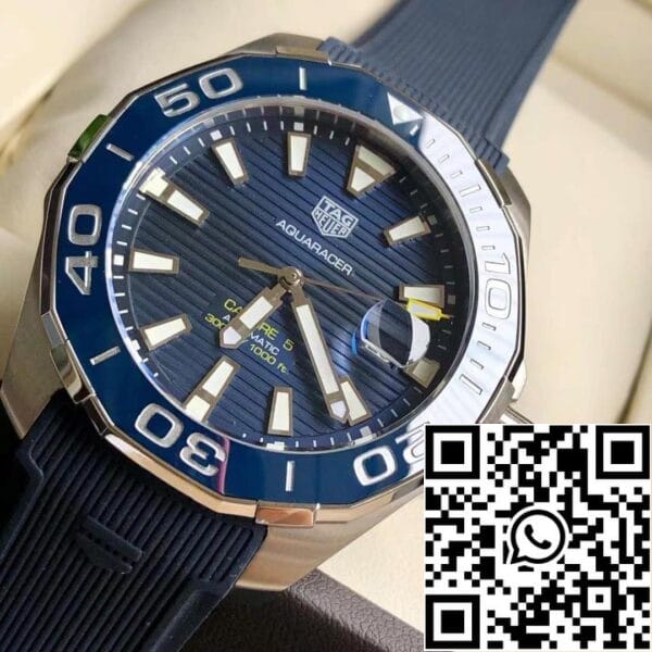 z4825856976728 bf95915c7f82cf71fa26760d18fe11b8 Tag Heuer Aquaracer WAY201B.BA0927 Calibre 5 43 - Swiss Original Movement