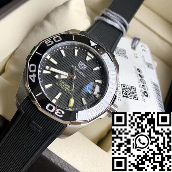 z4825857324811 be3e29226bb7c14e7360751d170d4c1e Tag Heuer Aquaracer WAY201A.FT6069 Calibre 5 43mm - Оригинальный швейцарский механизм