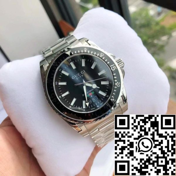 z4825859399586 0237e925448784bdca05d864afccc2ae Gucci Dive analogni zaslon švicarski Quartz črno moške ure 136.2 najboljši 1: 1 izdaja