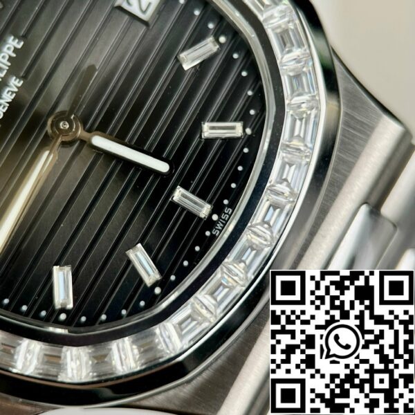 z4837249535641 9206332bb261a636e098b0dc5a9c872f Patek Philippe Nautilus 5711 Best 1:1 Edition PPF Factory Musta kellotaulu mukautetun Timantit Moissanite