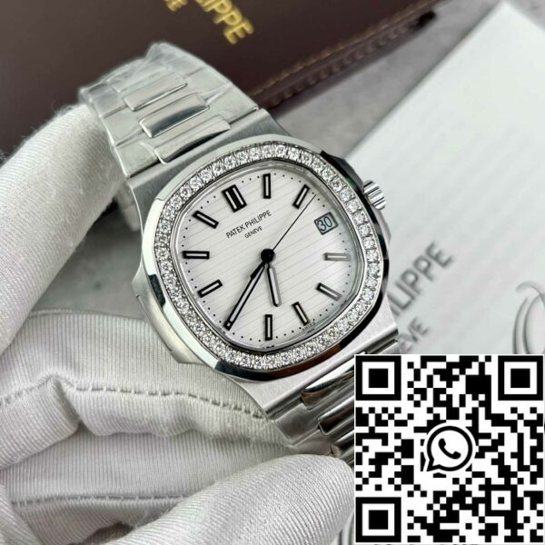 z4837250454821 05e792d8b73e4c69bff502876c9f6b08 Patek Philippe Nautilus 5711/1A-011 Най-доброто 1:1 издание PPF Фабрика по поръчка Диаманти Мойсанит