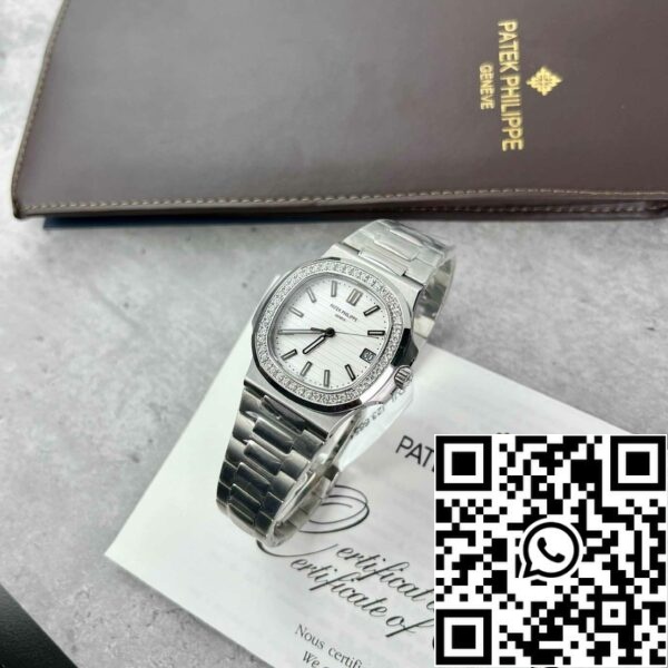 z4837250455643 a09dd554affe4a76e07de240cdbba73a Patek Philippe Nautilus 5711/1A-011 Best 1:1 Edition PPF Factory niestandardowe diamenty Moissanite