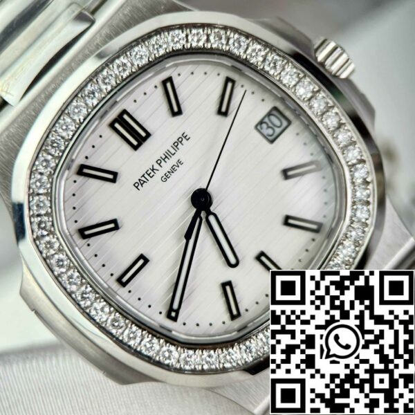 z4837250472045 db51eda008c4b45c32caf51dc347b005 Patek Philippe Nautilus 5711/1A-011 Best 1:1 Edition PPF Factory custom Timantit Moissanite