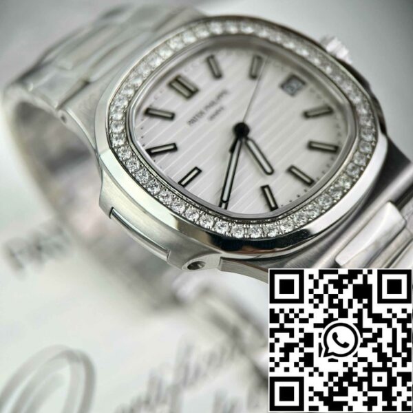 z4837250477968 6b5762ec2cc43458163936953e0fa7d3 Patek Philippe Nautilus 5711/1A-011 Най-доброто 1:1 издание PPF Фабрика по поръчка Диаманти Мойсанит