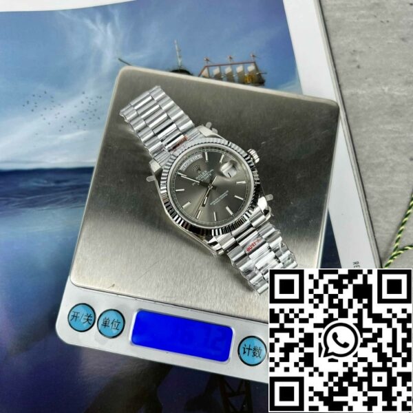 z4837253330207 0aae3fb90d1ef3e65907958665cee00b Rolex Day-Date M228236-0013 Платиновый шиферный циферблат Лучший 1:1 Edition GM Factory V2