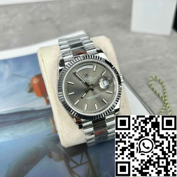 z4837253337823 468e70abd025d7ce818ff243d0d53037 Rolex Day-Date M228236-0013 Платиновый шиферный циферблат Лучший 1:1 Edition GM Factory V2