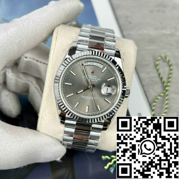 z4837253343772 7ee299cc1959340f7bcb3f6c04b1f533 Rolex Day-Date M228236-0013 Платиновый грифельный циферблат Лучший 1:1 Edition GM Factory V2