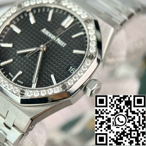 z4837255964092 df8a01d7b3afba7f2b666963ff35351a Replica Audemars Piguet Royal Oak 15400ST.OO.1220ST.01 Custom Moissanite Diamonds