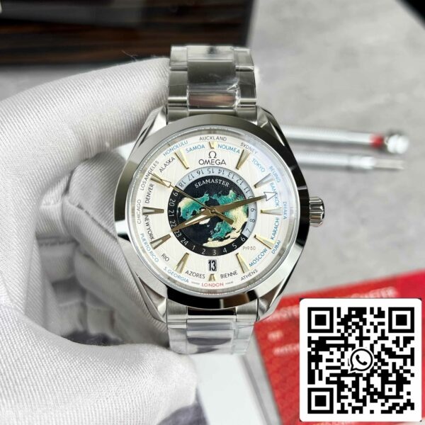 z4837258730980 03e8d75ba550e7ed058e2709da2f84ff Omega Seamaster 220.93.43.22.99.001 Aqua-Terra Worldtimer 43 - Mejor Edición 1:1