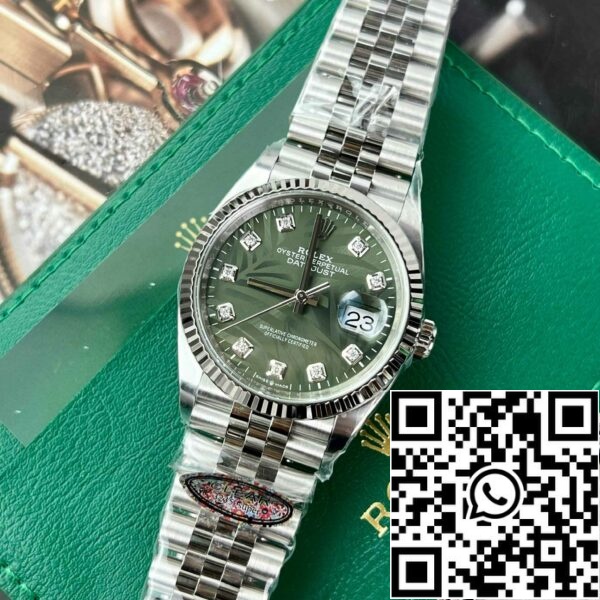 z4837260988704 3fa4d7ca3dc684caa8cb13abb9eb3b47 Rolex Datejust M126234-0055 36MM M126234-0055 36MM 1:1 Best Edition Puhdas Factory Vihreä Dial