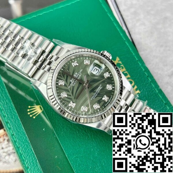 z4837260996767 08d570829b6ea16eba205e988b3be2c6 Rolex Datejust M126234-0055 36MM 1: 1 Най-добро издание Чиста фабрика Зелен циферблат