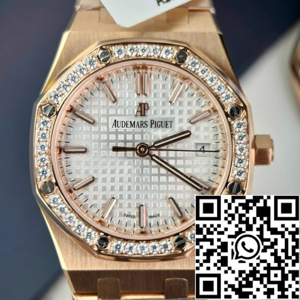 z4837263906148 619ec837917fbe7f1f64b482a29802c6 Audemars Piguet Royal Oak 77351OR.ZZ.1261OR.01 Best 1:1 Edition cu aur și diamante