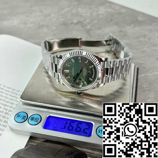 z4837265846635 f91ca6263f1af9f10c46aacf45384d63 Rolex Day Date 40 228239 - Mostrador Madrepérola Melhor Edição 1:1 GM Factory V2