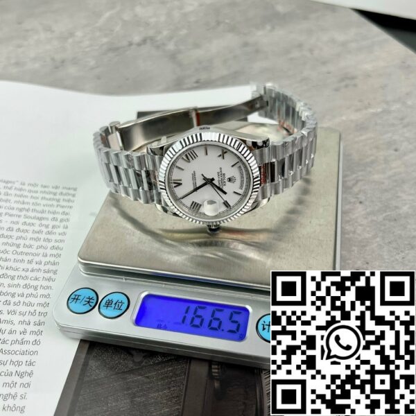 z4837267218514 180a7ff0fec4319e3adddb7d8f37d556 Rolex Day Date 40mm 228238 Presidentti Valkoinen Roman Paras 1:1 Edition GM Factory V2