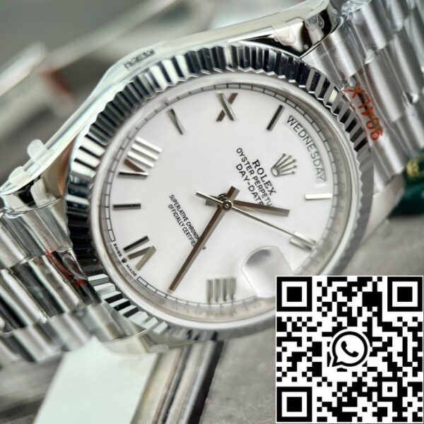 z4837267249448 9a4ad429615184e597192c393d4b4f59 Rolex Day Date 40mm 228238 President White Roman Best 1:1 Edition GM Factory V2