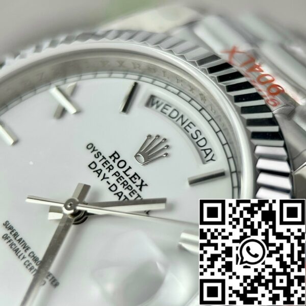 z4837267253326 12ebd54c3a15889094e567049b7c2fa7 Rolex Day Date 40mm 228238 Presidente Blanco Romano Mejor 1:1 Edición GM Fábrica V2