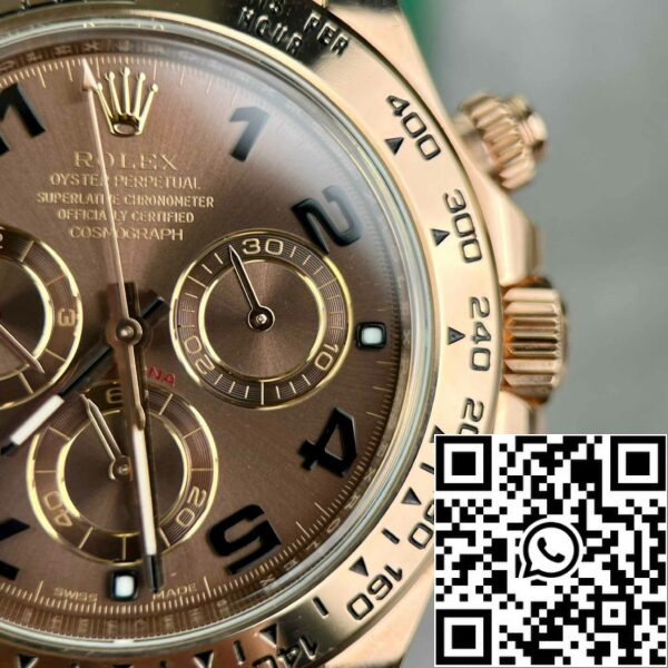 z4844774119697 41ebb32dea42165d66d3db6de368250c d2e6893f b338 4a42 915b 7fa4ecdce978 Rolex Daytona 116515 Rose Gold Chocolate Arabic Dial - BT Factory best 1:1 edition