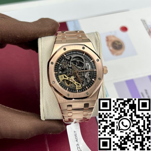 z4844776582485 c93c65b829f228fc1414393089edd627 Audemars Piguet Royal Oak 15407OR.OO.1220OR.01 Najlepsza edycja 1:1 18k różowe złoto owinięte