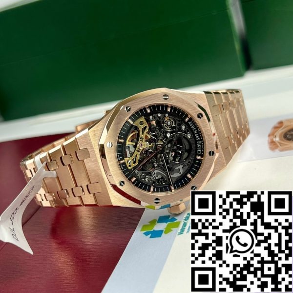 z4844776592082 95d11eb9bafcd72bca515c235cd4d70b Audemars Piguet Royal Oak 15407OR.OO.1220OR.01 Najlepsza edycja 1:1 18k różowe złoto owinięte