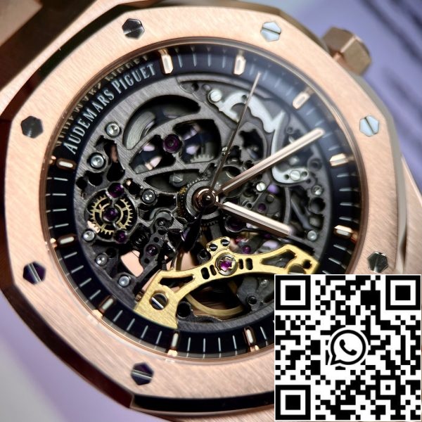 z4844776597387 75217e38b53c06c2cabd20cd88ded51c Audemars Piguet Royal Oak 15407OR.OO.1220OR.01 Najlepsza edycja 1:1 18k różowe złoto owinięte