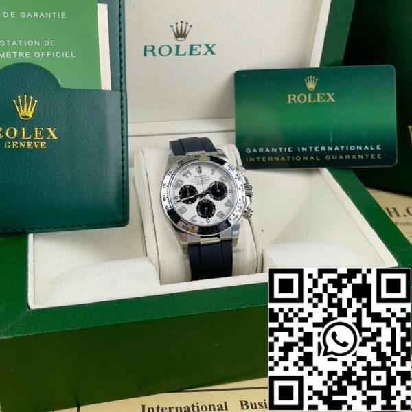 z4844777410267 97ea1af34890baf4cecd0e4e3c206112 Rolex Cosmograph Daytona 116519 1:1 Najlepsza Edycja Czysta Fabrycznie Srebrzystobiała Tarcza