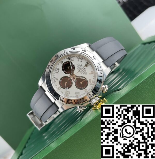 z4844777415482 b03c51772d3560a6f56235a14420327c Rolex Cosmograph Daytona 116519 1:1 Najlepsza Edycja Czysta Fabrycznie Srebrzysto-Biała Tarcza