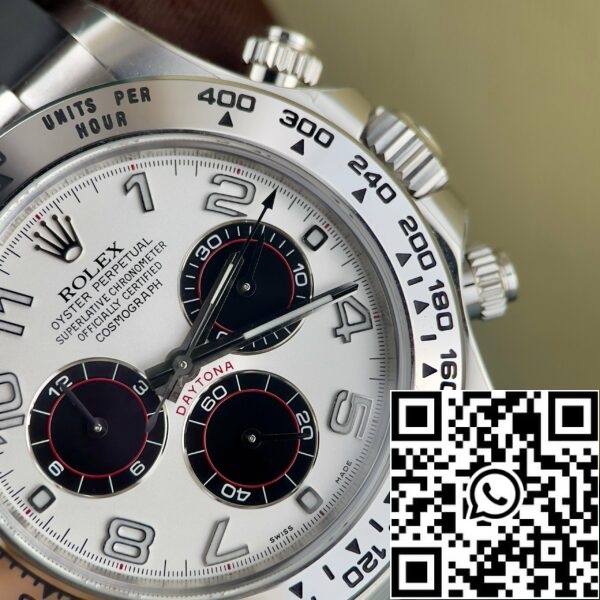 z4844777418524 e9acab47b73b3a5adf70b67dfdb8c7b2 Rolex Cosmograph Daytona 116519 1:1 Najlepsza Edycja Czysta Fabrycznie Srebrzystobiała Tarcza