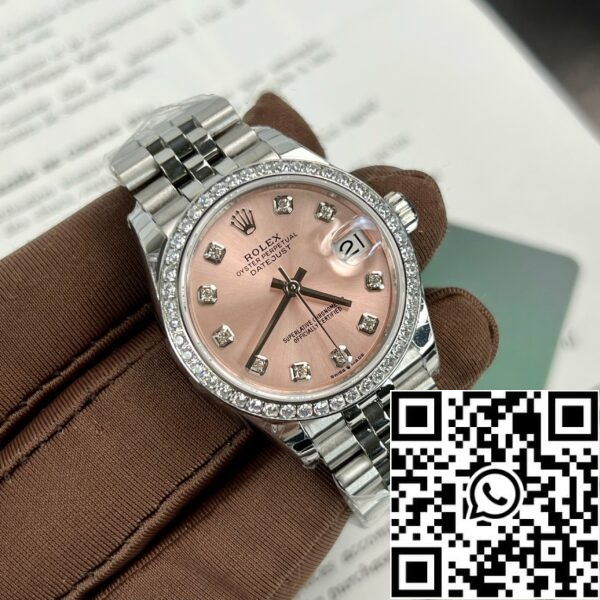 z4847893767770 19bb5cfc30ca49779e3b4e40a45fb60a skaalattu Rolex Lady-Datejust M279384RBR-0003 Oystersteel 1:1 Best Edition EW Factory