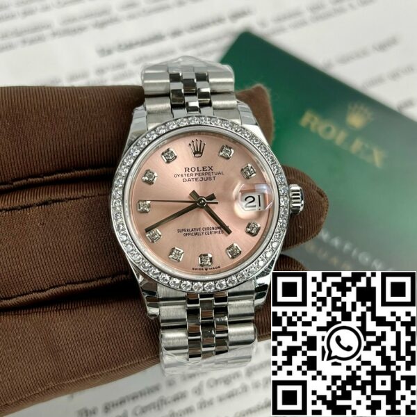 z4847893768281 da00e4361a293d669559b942ff991a25 Rolex Lady-Datejust M279384RBR-0003 Oystersteel 1:1 Mejor Edición EW Fábrica