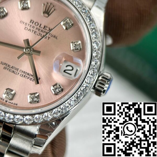 z4847893833240 08aca997ca2c5a895b88d9289d67c273 escala Rolex Lady-Datejust M279384RBR-0003 Oystersteel 1:1 Mejor Edición EW Fábrica