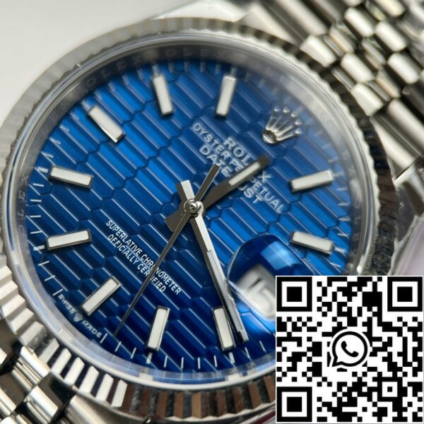 z4852860529080 c27aa7b73d3d0a991176860be04f16b8 skálázott Rolex Datejust 126234 3d dial1:1 Best Edition EW Factory kék számlapja