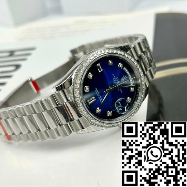 z4853950156906 cf94e23934d156f58bbb9e5f612538fb Rolex Day Date M128349RBR-0016 Luneta de Pedra 1:1 Best Edition EW Factory Blue Dial