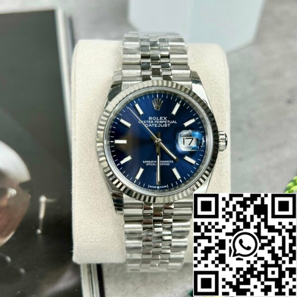 z4853955747800 494c5064b883c1882d7930df90844161 Rolex Datejust M126234-0017 Oystersteel 1:1 Best Edition EW Factory Blå urtavla