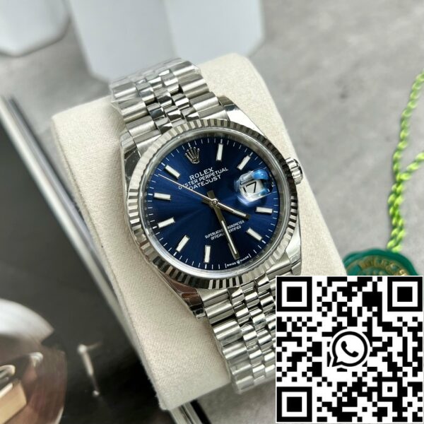 z4853955812343 1c727bbe6573bab70b76685295a3d779 skaliran Rolex Datejust M126234-0017 Oystersteel 1:1 Best Edition EW Factory Blue Dial